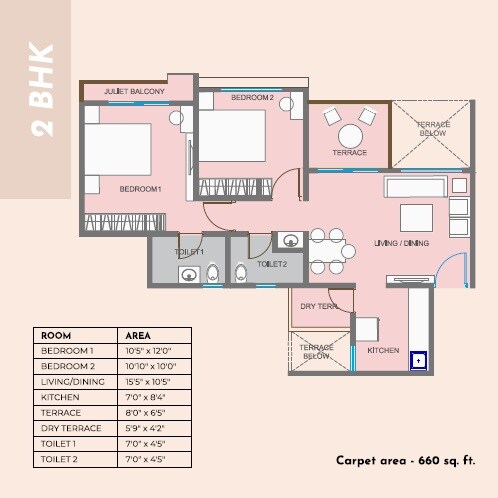 Other, goyal-my-home-kiwale 2 Bedroom 660 Sq.Ft. Apartment In Kiwale Pune 9397670